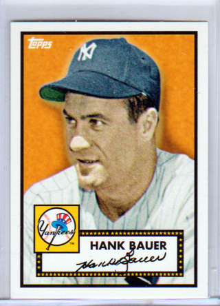 Hank Bauer, 2010 Topps 1950 World Series Card #13. New York Yankees, (EL)