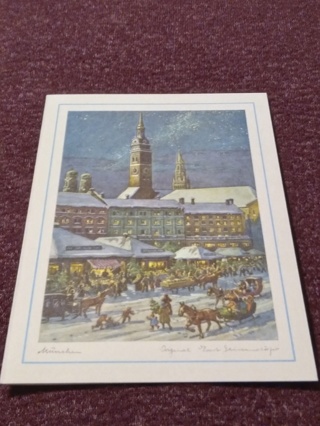 German Holiday Card - The famous Christmas Fair 