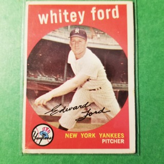 1959 - TOPPS BASEBALL CARD NO. 430 - WHITEY FORD - YANKEES - SHARP - BV= $60