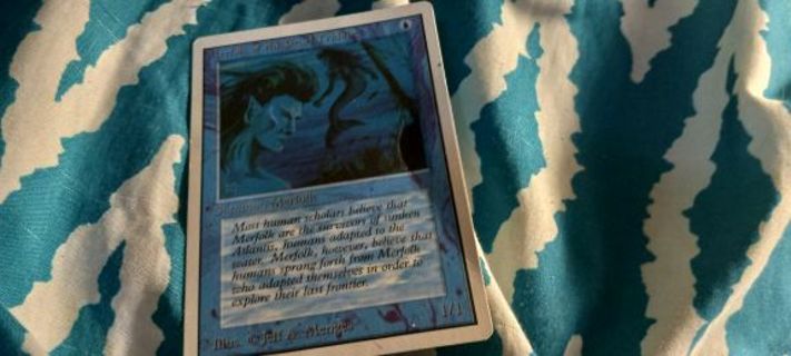 Mtg Unlimited edition merfolk of the pearl trident