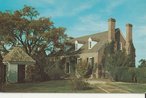 Vintage Unused Postcard: GIN: Memorial House, Washington Birthplace, VA