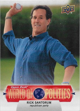 2011 Upper Deck World of Sports World of Politics #WP7 Rick Santorum