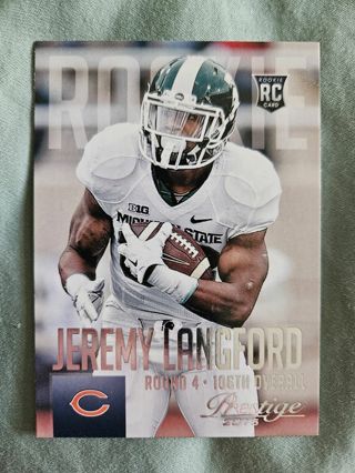 2015 Panini Prestige Rookie Jeremy Langford