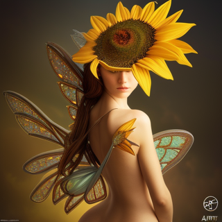 Listia Digital Collectible: Sunflower Angel