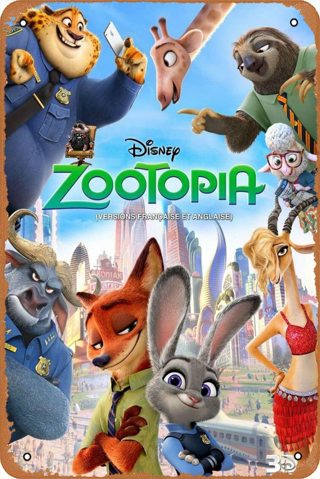 Sale ! "Zootopia" HD "Vudu or Movies Anywhere" Digital Movie Code