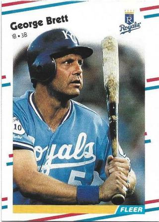 1988 FLEER GEORGE BRETT CARD