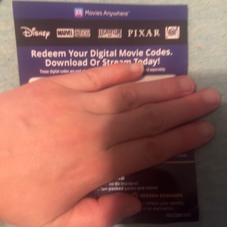 Disney digital movie code 