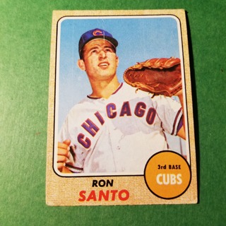 1968 - TOPPS BASEBALL CARD NO. 235 - RON SANTO - CUBS