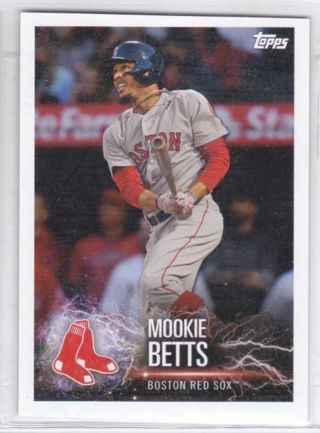 Mookie Betts 2019 Topps of the Class National Baseball Card Day Promo Boston Red Sox