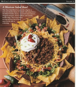 Cooking/Baking Leaflet: Mexican Salad Bowl