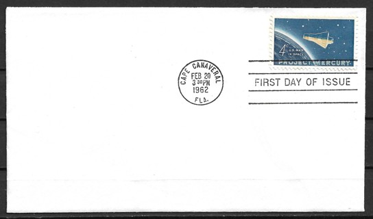 1962 Sc1193 Project Mercury FDC