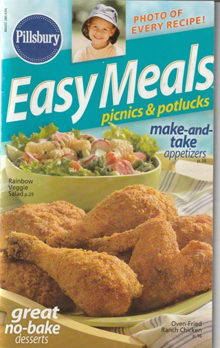 Soft Covered Recipe Book: Pillsbury: Easy Meals