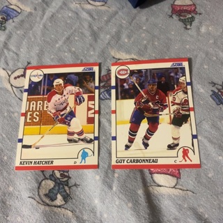 Ice hockey trading cards