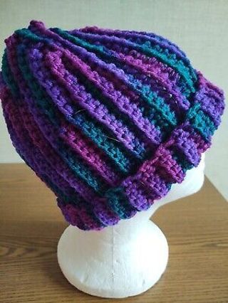 Hand Crocheted Multicolor Hat