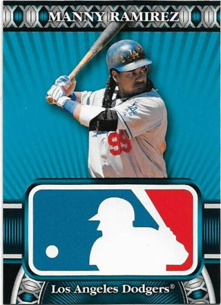 2010 TOPPS LOGOMAN MANNY RAMIREZ INSERT CARD