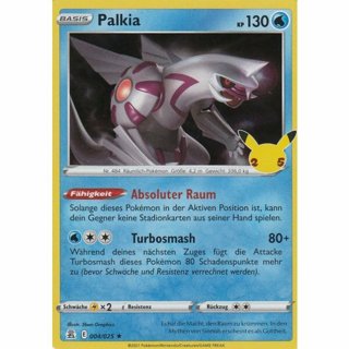  Tradingcard - Pokemon 2021 german Palkia 004/025 HOLO Celebrations 