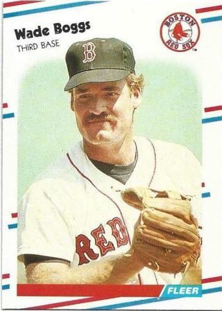 1988 FLEER WADE BOGGS CARD