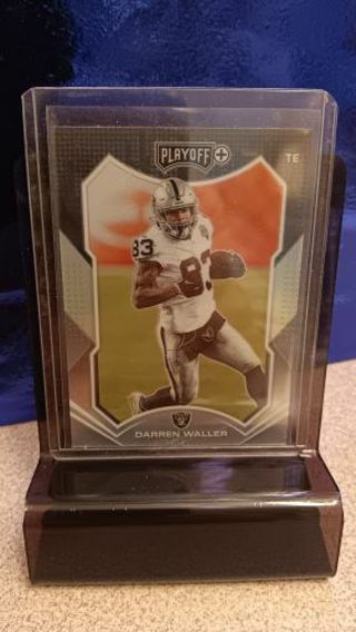 2021 PANINI PLAYOFF SILVER DARREN WALLER # 90 RAIDERS/ GIANTS