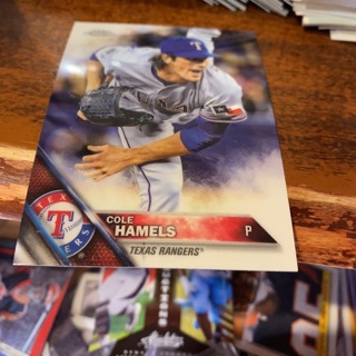 2016 topps chrome cole hamels baseball card 