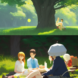 Listia Digital Collectible: Having A Picnic In The Park