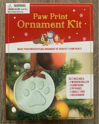 Paw Print Ornament Kit - New In Box