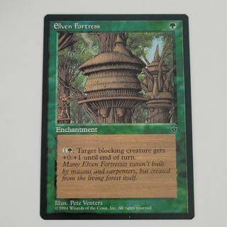  1994 Magic The Gathering MTG ELVEN FORTRESS - PETE VENTERS Fallen Empires 