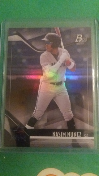 nasim nunez baseball card free shipping