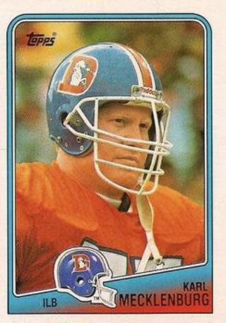 Tradingcard - 1988 Topps #33 - Karl Mecklenburg - Denver Broncos