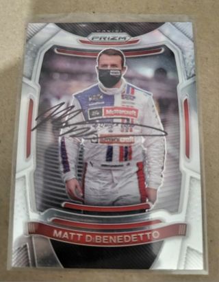 Nascar Matt DiBenedetto autographed card 2022 Winner