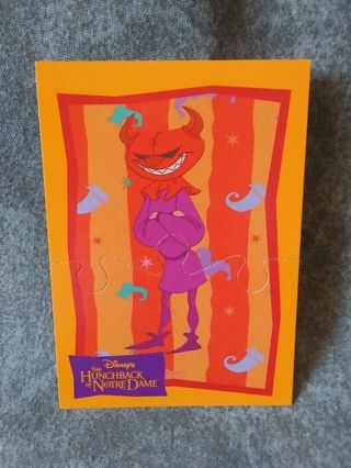 Hunchback of Notre Dame 2pc Puzzle Trading Card #64