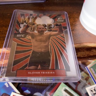 2022 panini donruss optic my house glover teixeira UFC card 