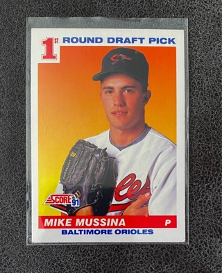 Mike Mussina rookie card