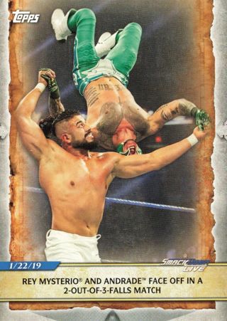 2020 Topps WWE Road to Wrestlemania Rey Mysterio #81