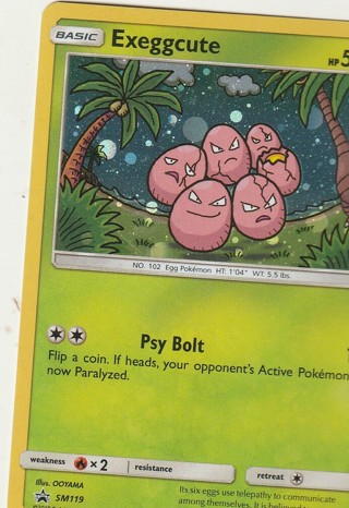 Pokemon Card: Exeggcute