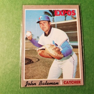 1970 - TOPPS BASEBALL CARD NO. 417 - JOHN BATEMAN - EXPOS