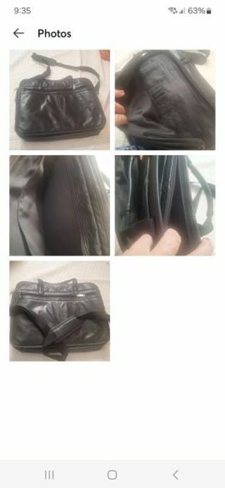 College leather bag