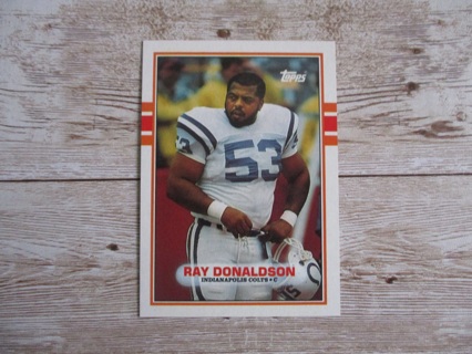 Ray Donaldson 1992 Topps football trading card # 211