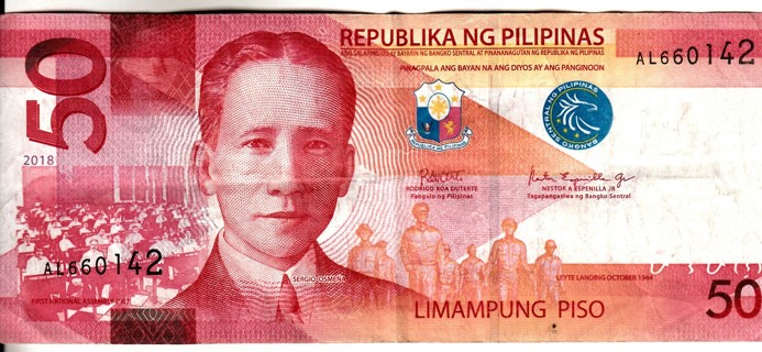 Philippines 50 Piso 2018