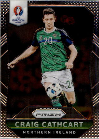 2016 Panini Prizm Soccer UEFA Euro '16 #75 Craig Cathcart Northern Ireland Football Card