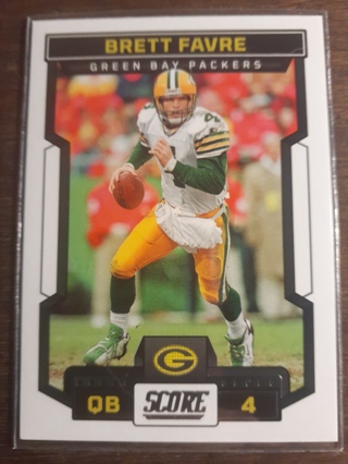 2023 Score ~ Brett Favre - Green Bay Packers