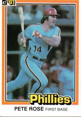 1981 Donruss Pete Rose #251