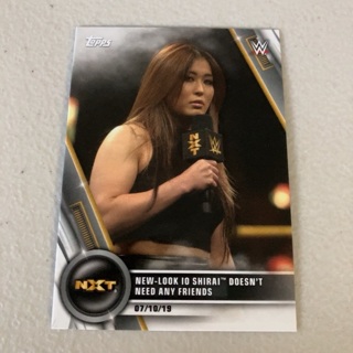 2020 Topps WWE Women's Division - [Base] #46 NXT - New-Look Io Shirai Doesn't Need Any Friends