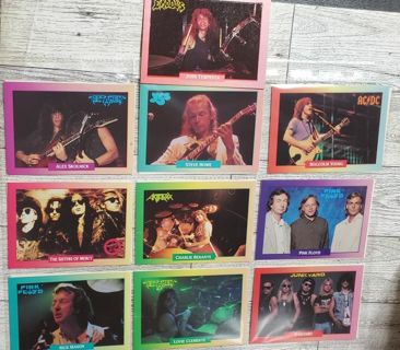19 Rock and Roll 1991 Cards!