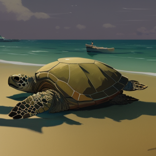 Listia Digital Collectible: Beautiful Sea Turtle