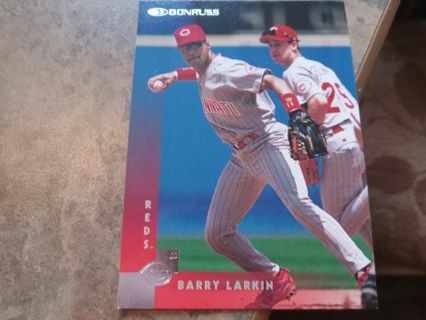 1996 DONRUSS BARRY LARKIN CINCINNATI REDS BASEBALL CARD# 23