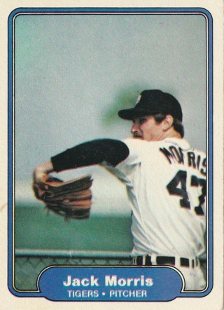 1982 Fleer Baseball Card #274 Jack Morris