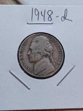 1948-D Jefferson Nickel! 25