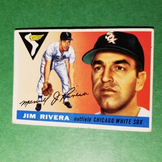 1955 - TOPPS BASEBALL CARD NO. 58 - JIM RIVERA - WHITE SOX