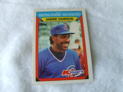 1988 Andre Dawson Chicago Cubs Kmart Card #9