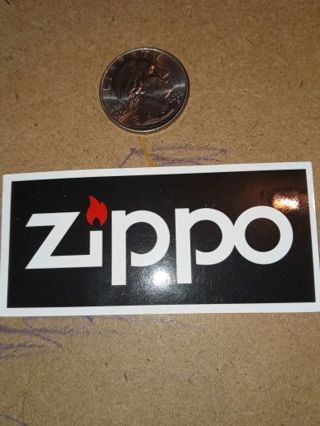 Zippo new one vinyl sticker no refunds regular mail only Very nice win 2 or more get bonus